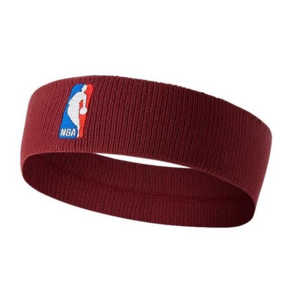 Nike Elite NBA On-Court Headband Athlete Wine red
